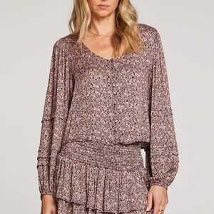 Paisley Top, Multi Floral Garden